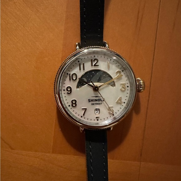 Shinola day and night moon Watch